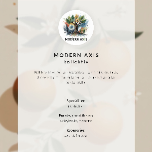 Decorative poster with an illustration of oranges