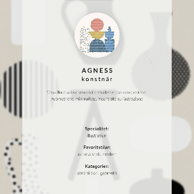 Poster Geometric elegance