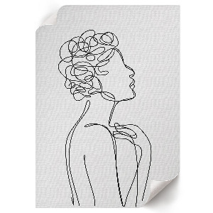 Art print from the women's lineart collection
