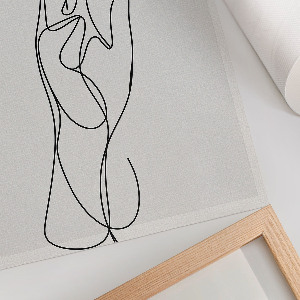 Straight hand wall art