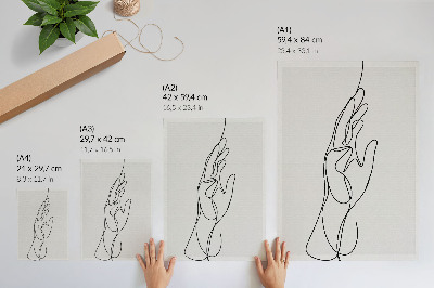 Wall art Straight hand