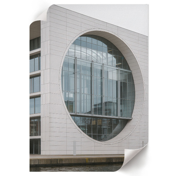 Wall art featuring modern architecture