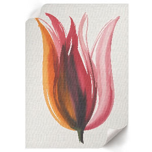 Art print featuring a colorful flower