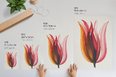 Art print Colorful flower