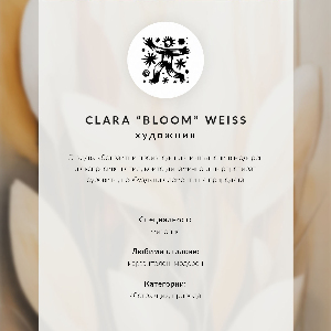 Art print Colorful flower