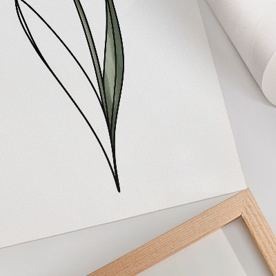 Wall art Pink tulip