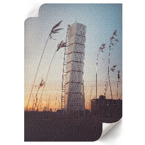 Modern skyscraper wall print