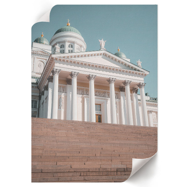 Art print of an architectural monument