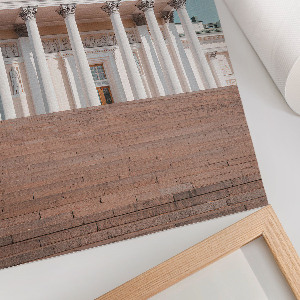 Art print of an architectural monument