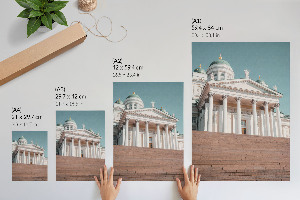Art print of an architectural monument