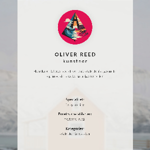 Poster Winter landscape