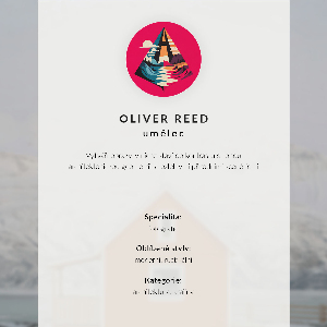 Poster Winter landscape