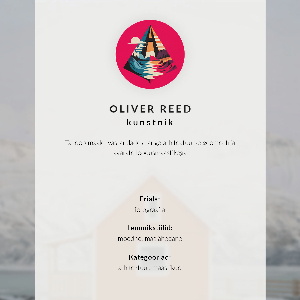 Poster Winter landscape