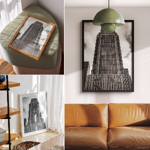 Poster of a tall building