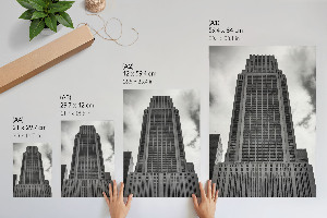 Poster of a tall building