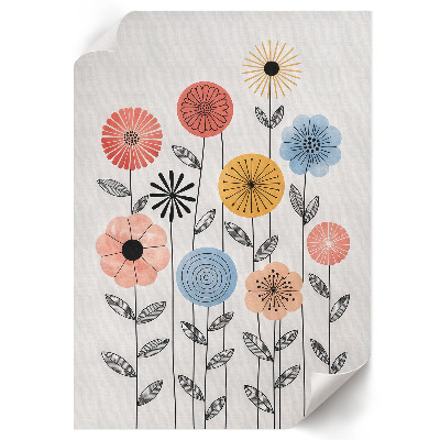 Wall print Floral pattern