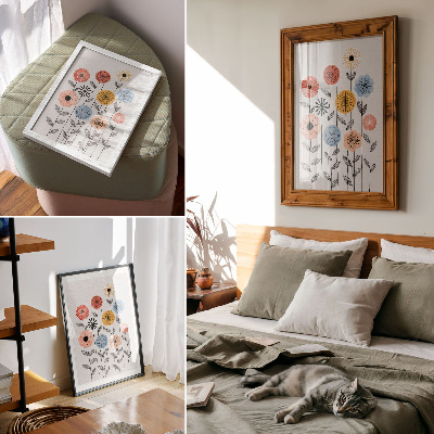 Wall print Floral pattern