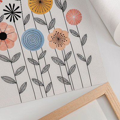Wall print Floral pattern