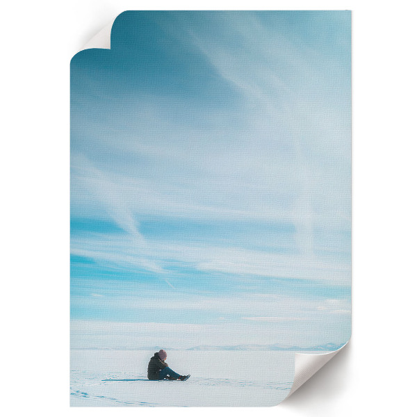 Winter landscape wall art