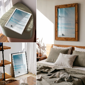 Winter landscape wall art
