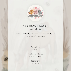 Poster Elephant on the moon