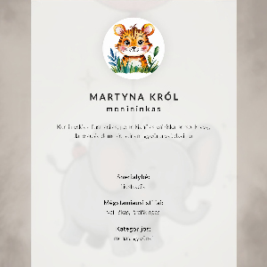 Wall print Elephant with a balloon