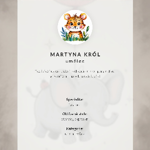 Wall print Elephant with a balloon