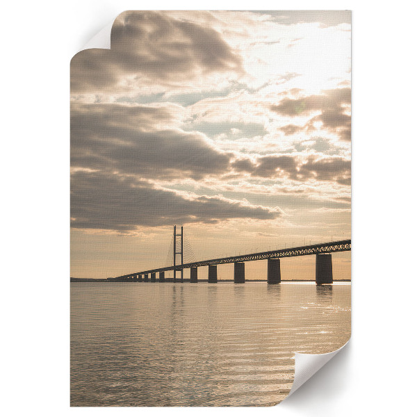 Art print titled "Bridge over the Water"