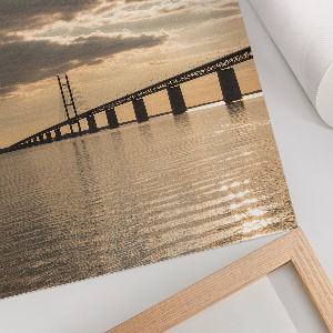 Art print Bridge over the water