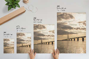 Art print Bridge over the water