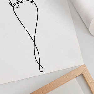 Decorative poster Love line