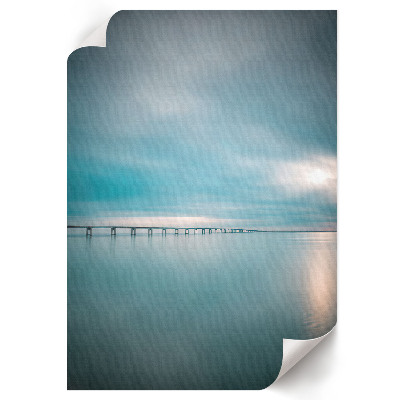 Wall print Water bridge