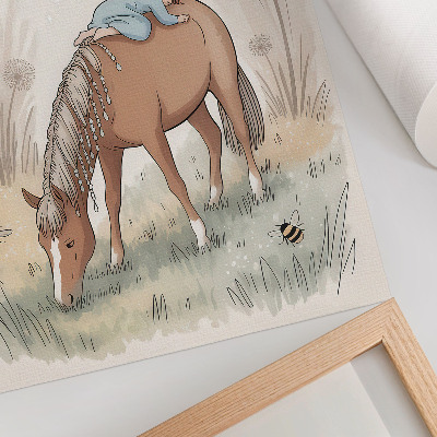 Wall art Drawing of a horse