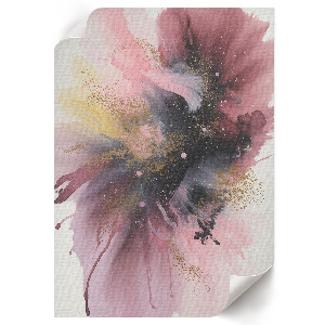 Decorative poster featuring a colorful explosion design