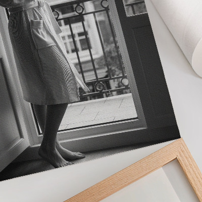 Decorative poster Black and white frame