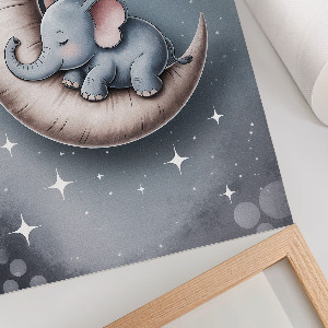 Poster The Elephant and the Moon