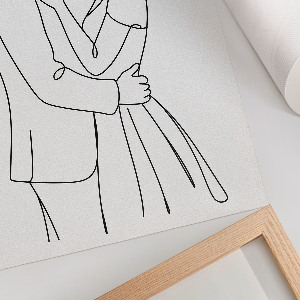 Romantic couple poster