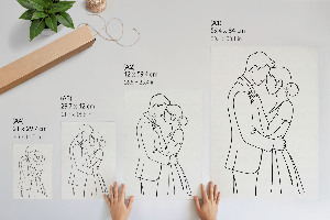 Romantic couple poster