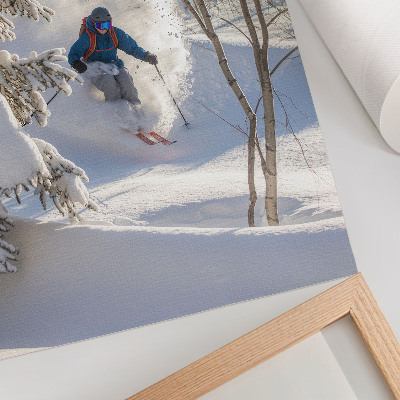 Wall art Winter descent