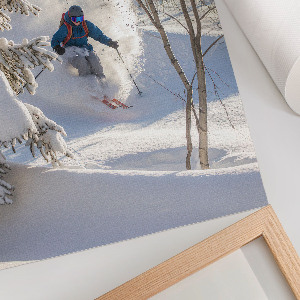 Wall art Winter descent