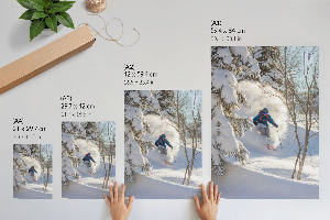 Wall art Winter descent