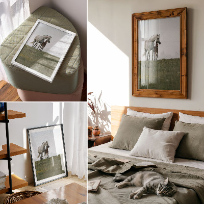 Wall print Horses in the meadow