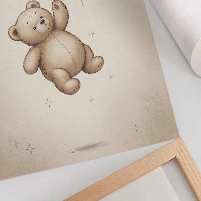 Poster Teddy bear with a balloon