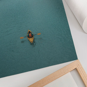 Kayak on the Lake wall art