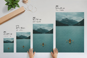 Kayak on the Lake wall art
