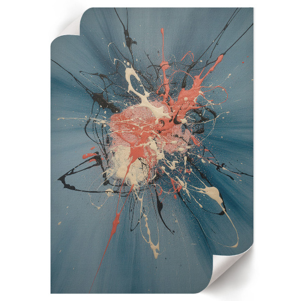 Art print Abstract explosion