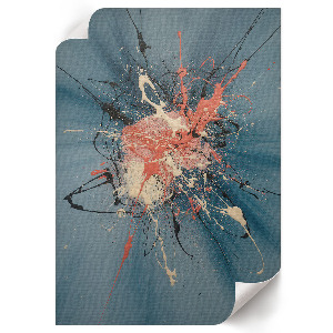 Art print Abstract explosion