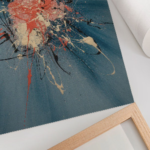 Art print Abstract explosion