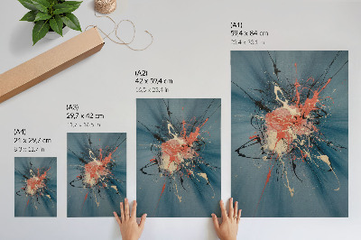 Art print Abstract explosion