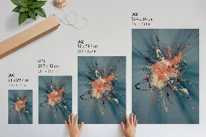Art print Abstract explosion